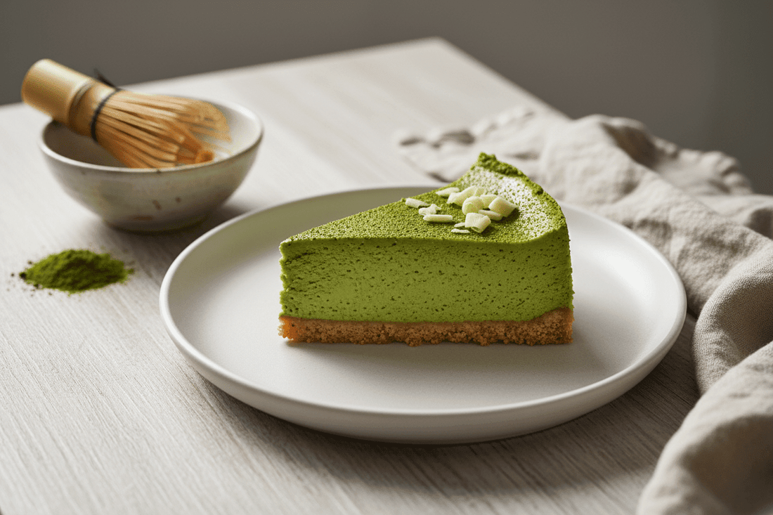 Matcha Cheesecake utan ugn – Krämig & Enkel - MAELI
