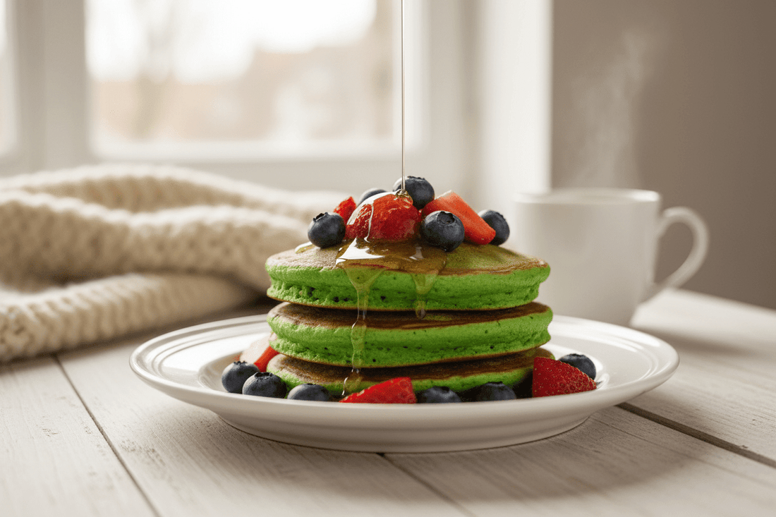 Matcha-pannkakor – Snabba & Fluffiga med Japansk Touch - MAELI