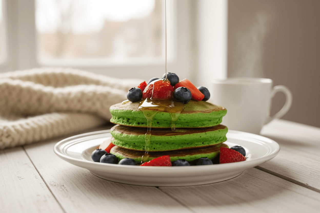 Matcha-pannkakor – Snabba & Fluffiga med Japansk Touch - MAELI