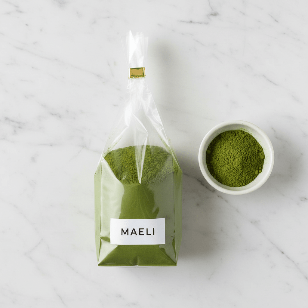 Japan Matcha Hana flatlay – ekologisk matcha med tillbehör