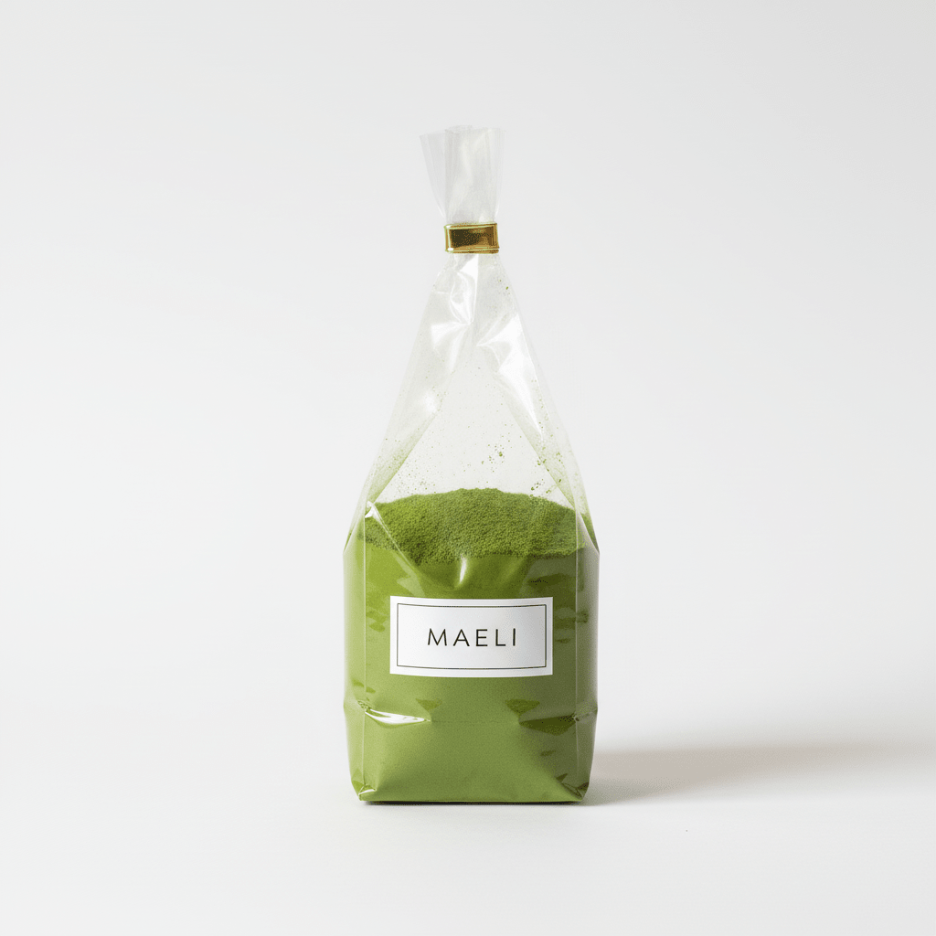 Närbild Japan Matcha Hana – klargrön ekologisk matchapulver